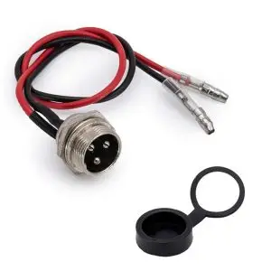Port de încărcare conector GX16 cu 3 pini la conector tip glonț