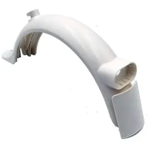 Aripă - spate, trotineta electrică Xiaomi 1S / Essential / M365 / Mi 3 / Pro / Pro 2, alb | Motorevolution