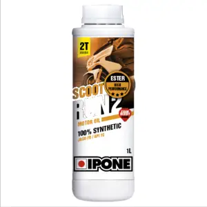 Ulei moto Ipone Scoot Run 2 2T 100% sintetic 1L – miros capsuni (strawberry) (ESTER)