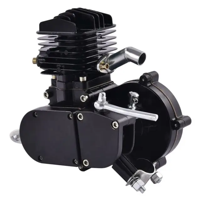 Kit motor bicicleta 80cc 2 TIMPI (Negru) - imagine 2