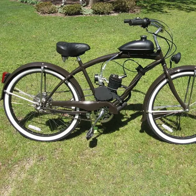 Kit motor bicicleta 80cc 2 TIMPI (Negru) - imagine 5