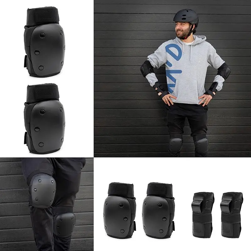 Set genunchiere, cotiere și apărătoare pentru încheietura mâinilor, echipament protecție, M, eWheel | Motorevolution - imagine 2