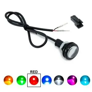 Lampa stop trotineta electrica LED 12V eagle eye rosu