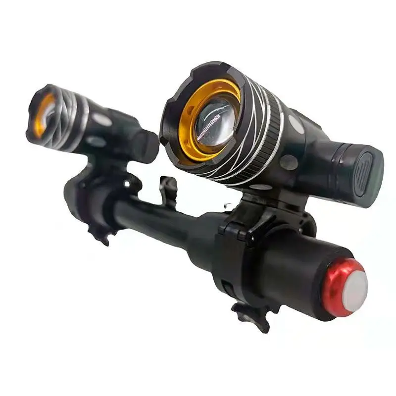 Faruri LED - trotineta electrică, reîncărcabile, cu ghidon, negru | Motorevolution - imagine 2