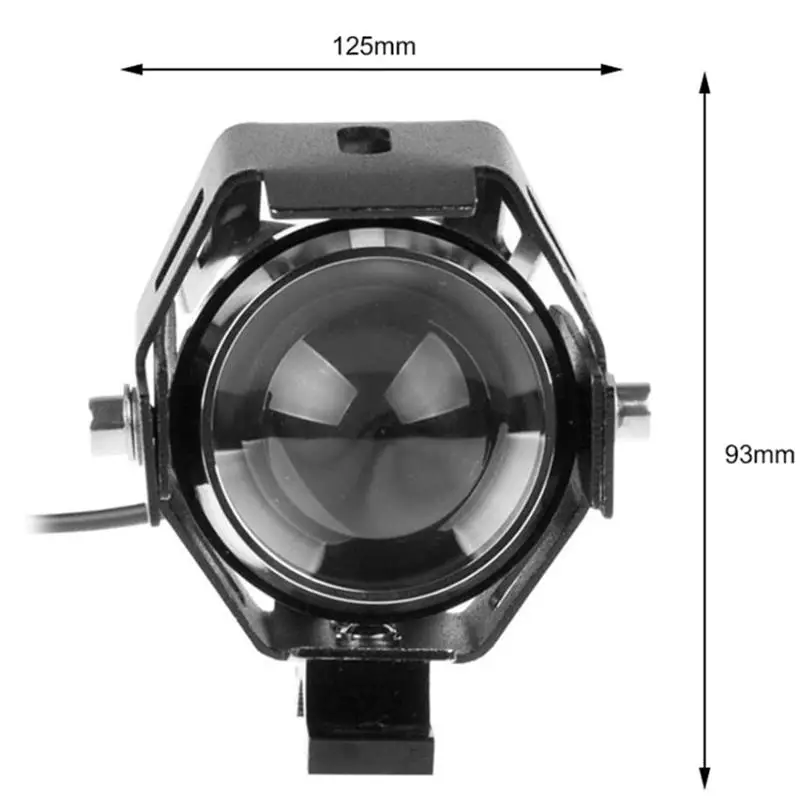 Far LED, pentru trotineta electrică, roșu, U5 12-85V, eWheel | Motorevolution - imagine 3