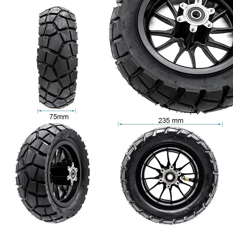 Roată față cu anvelopă Kukirin G2 Pro (versiunea 2024) - imagine 2