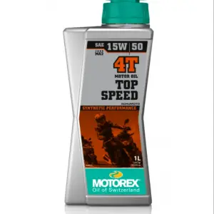 Ulei motor Motorex Top Speed 15W50 Synthetic Performance 4T 1 Litru