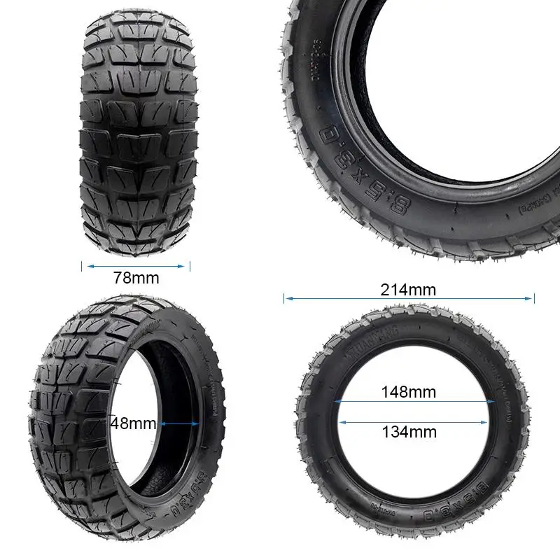Anvelopă torineta electrică, offroad 8.5x3 Xuanyang, pentru teren accidentat, negru | Motorevolution - imagine 2