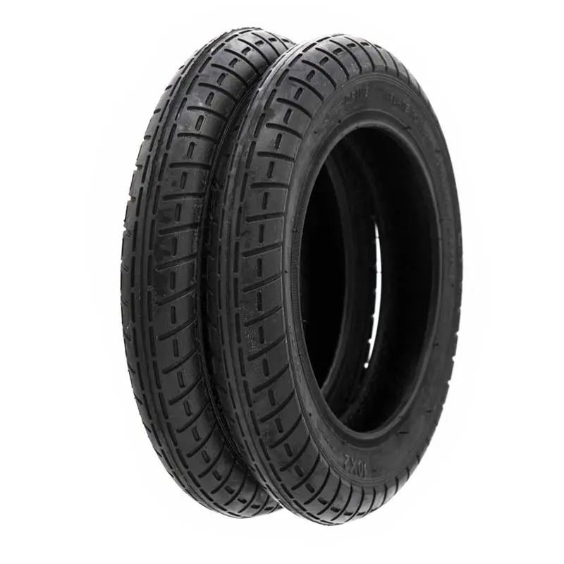 Set anvelope, pentru trotineta electrică Xiaomi, negru, 10 inchi, cu supapa dreaptă | Motorevolution - imagine 2