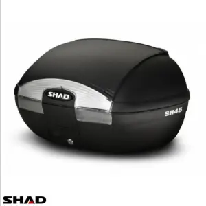 Cutie portbagaj (topcase) Shad model SH45 culoare: negru (volum: 45 litri) – include placa de montaj