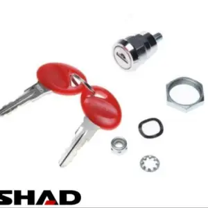 Kit yala (butuc) cu chei cutie portbagaj (topcase) Shad - compatibil modele cutii SH26 - SH29 - SH33 - SH37 - SH39 - SH40 - SH46