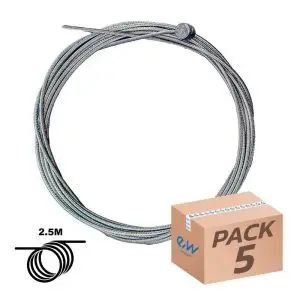 Cablu frana trotineta electrica lungime 2.5M – pachet de 5 bucati