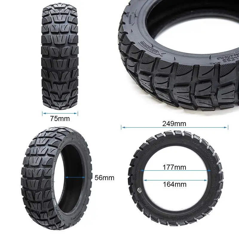 Anvelopă trotineta electrică fără cameră Xuancheng 10x2,75-6,5 | Motorevolution - imagine 2