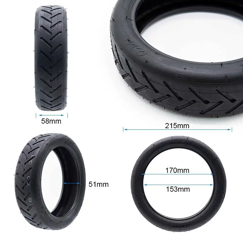 Anvelopă fără cameră (tubeless) 8.5×2, pentru trotineta electrică, negru | Motorevolution - imagine 2