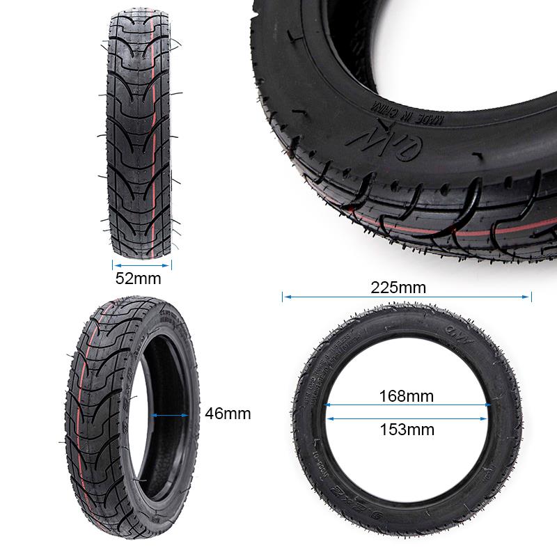 Anvelopă trotinetă electrică fără cameră Ewheel 9.2x2-6.1 pentru oraș | Motorevolution - imagine 2