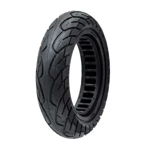 Anvelopă solidă ultra-uşoară trotineta/scuter electric Ewheel 10x2.125 - linie neagră