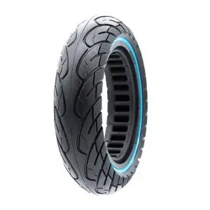Cauciuc plin, trotineta electrică Nedong 10x2.5-6.1/B34, negru cu linie albastră | Motorevolution