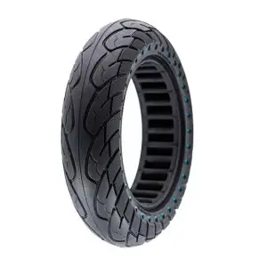 Cauciuc plin - trotineta electrică 10x2.5-6.1/B44, negru cu puncte albastre | Motorevolution
