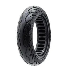 Anvelopă solidă ultra-uşoară trotineta/scuter electric Ewheel 10x2,5/B44 - linie neagră