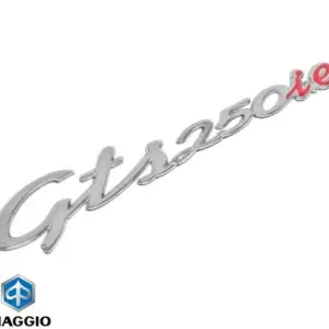 Sigla scris „GTS 250 ie” laterala originala Vespa GTS 250 ie ABS Euro 3 (05-16) - Vespa GTS 250 ie Super (08) 4T LC 250cc - montaj lateral