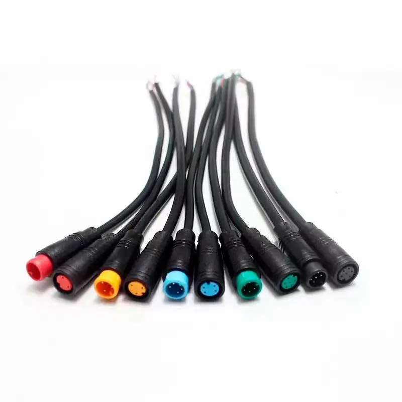 Conectori impermeabili 8 mm 3 pini tata pachet de 5 unități - imagine 3