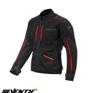 Geaca (jacheta) barbati pentru scuter - motocicleta ADV/Touring Seventy all season/iarna model SD-JT67 Tanami culoare: negru/rosu Negru/rosu L
