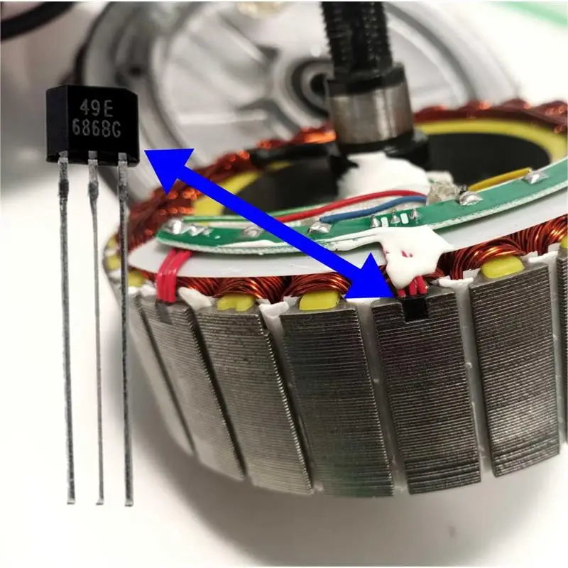 Motor eWheel 300 W. 6.1/B34 Xiaomi M365 V3, Essential, 1S, Pro și Pro2 negru - imagine 5