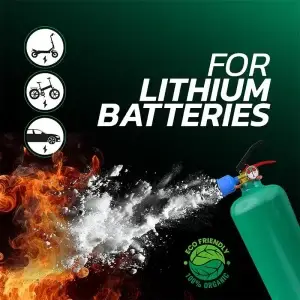 Extinctor dielectric pentru baterii