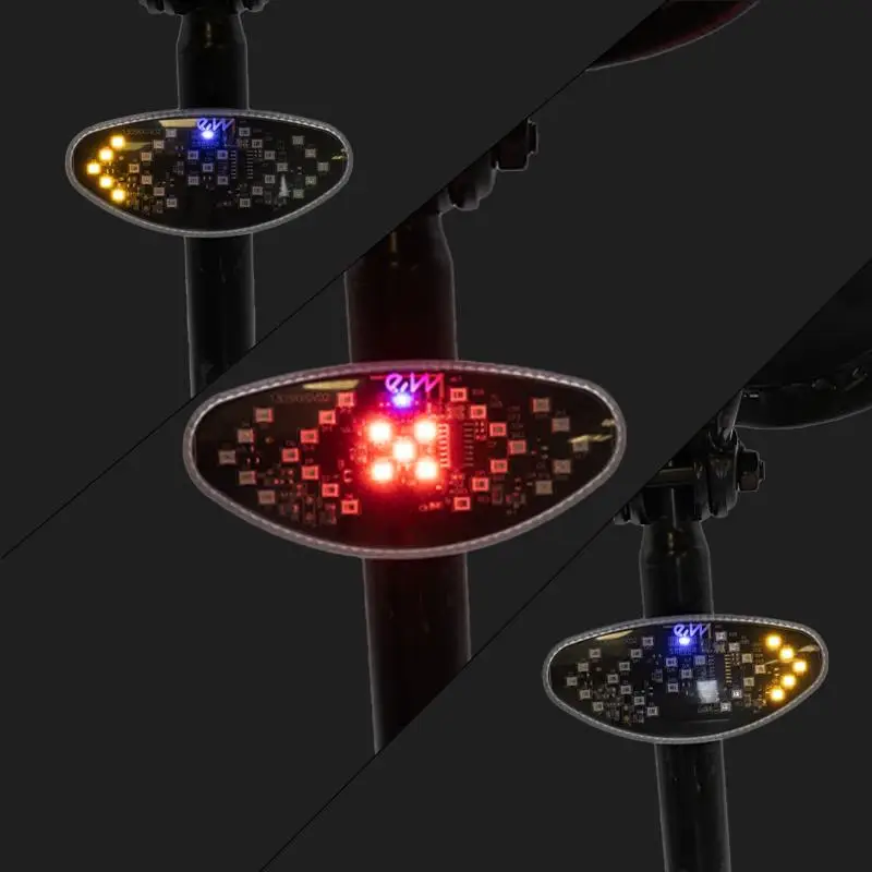 Sistem semnlizari si stop trotineta si bicicleta electrica reîncărcabil cu bluetooth EWI001 - imagine 5