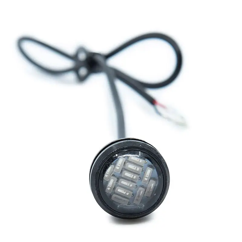 Lampa stop trotineta electrica LED 12V eagle eye rosu - imagine 4