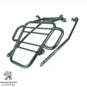 Portbagaj metalic spate original Peugeot Speedfight - Speedfight 2 - X-Fight - X-Race - X-Team 2T 50-100cc (culoare: negru)