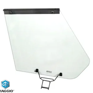 Geam complet usa fata stanga original Piaggio Ape 50 (09-18) - Ape Mix (98-08) 2T AC 50cc