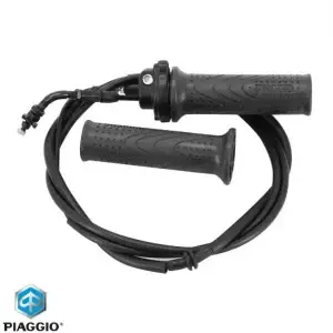 Maneta dreapta (comanda acceleratie) + cablu acceleratie originale Piaggio Liberty 50 Corporate Euro 4 (18-20) 4T AC 50cc