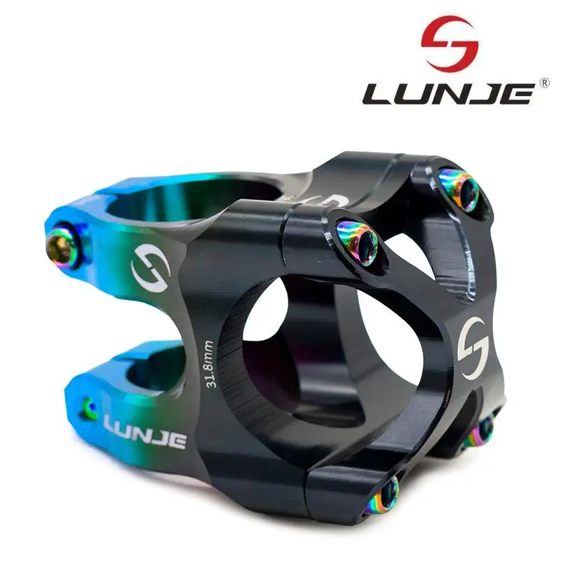 Tijă pentru ghidon de 31,8 mm EWPM-002 negru-albastru