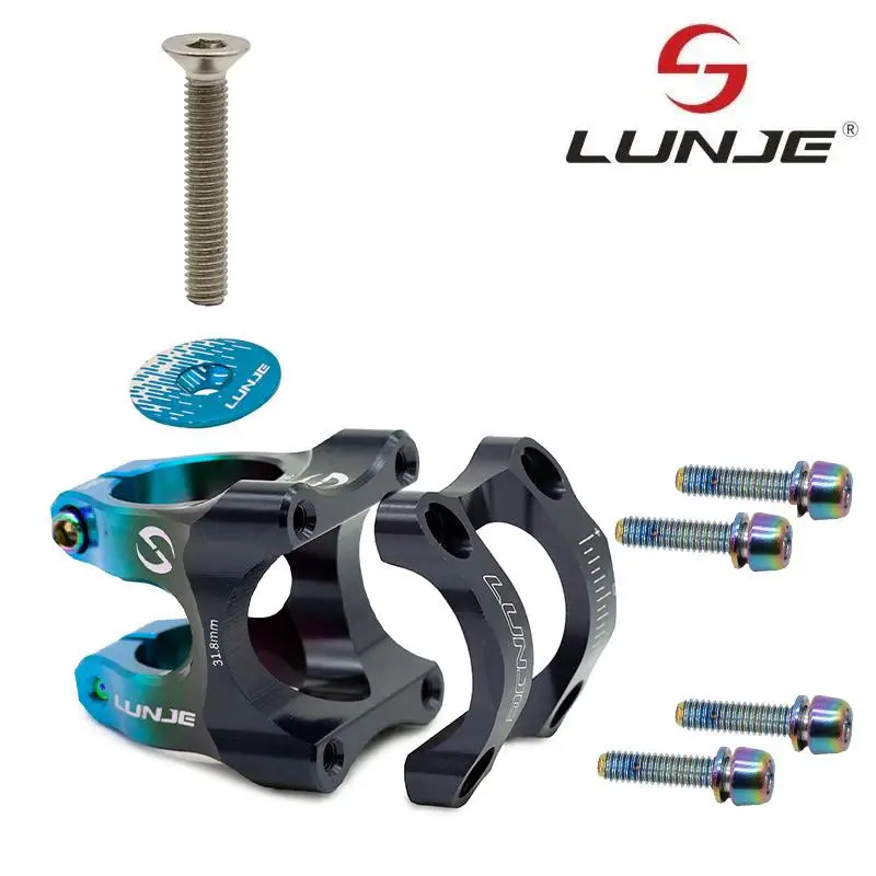 Tijă pentru ghidon 31,8 mm EWPM-003 Negru-Albastru - imagine 2