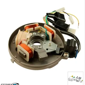 Magnetou (stator aprindere) moped Peugeot 103 MVC - 103 MVL - 103 MVX - 103 RCX - 103 SPX - Vogue VS2 - 104 2T 50cc - 12V