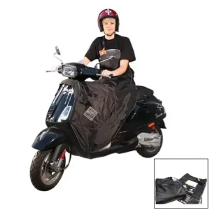 Husa impermeabila protectie picioare Vespa LX - LXV - S 2T 50cc - 4T 50-125-150cc - culoare: negru