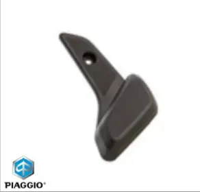 Suport original picior stanga pasager Vespa Primavera (13-) - Sprint (14-) 50-125-150cc (culoare: negru)