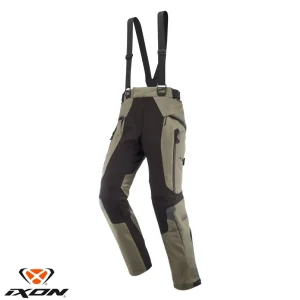 Pantaloni pentru scuter - motocicleta barbati Touring/Adventure Ixon All season/vara model Odin MS culoare: khaki/negru Khaki/negru S