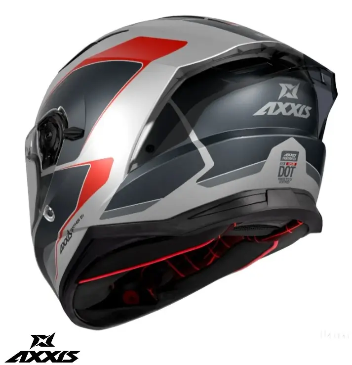 Casca integrala pentru scuter - motocicleta Axxis Panther SV Gale A5 rosu mat (ochelari soare integrati) – tip viziera: MT-V-31B – DKS429 S (55/56cm) - imagine 2