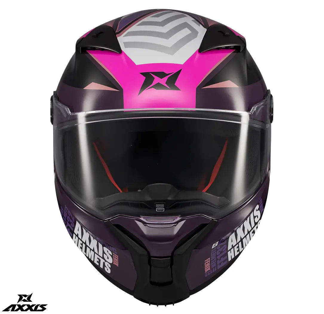 Casca integrala pentru scuter - motocicleta Axxis Fenix Essence C8 roz mat – tip viziera: MT-V-31B – DKS429 XS (53/54cm) - imagine 3
