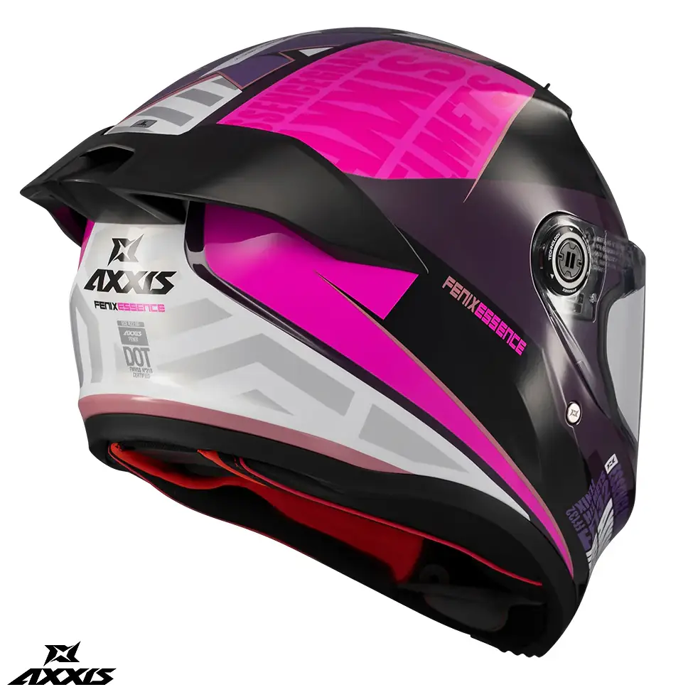 Casca integrala pentru scuter - motocicleta Axxis Fenix Essence C8 roz mat – tip viziera: MT-V-31B – DKS429 XS (53/54cm) - imagine 4