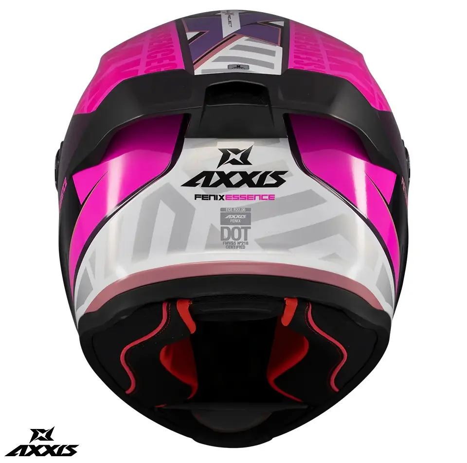 Casca integrala pentru scuter - motocicleta Axxis Fenix Essence C8 roz mat – tip viziera: MT-V-31B – DKS429 XS (53/54cm) - imagine 5