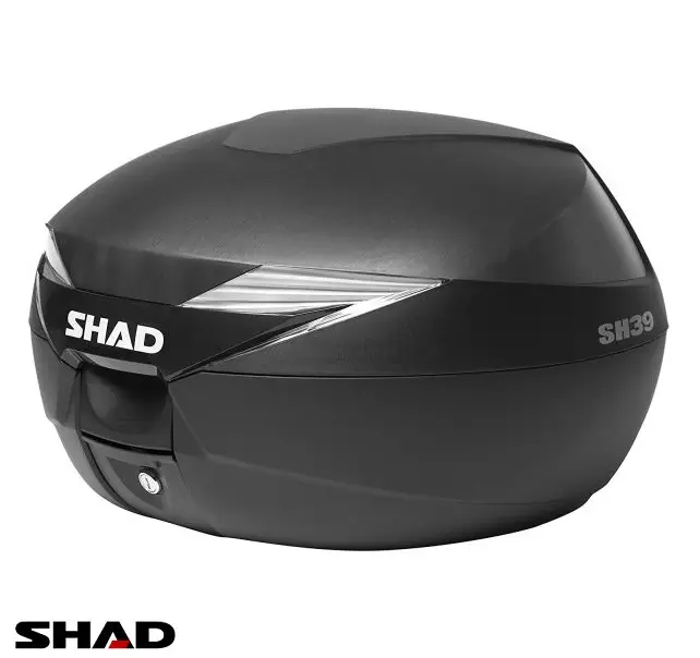 Cutie portbagaj (topcase) Shad model SH39 culoare: negru (volum: 39 litri) – include placa de montaj
