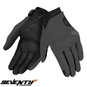 Manusi femei pentru scuter - motocicleta Urban vara Seventy model SD-C42 Asphalt culoare: gri – degete tactile L (9 cm)