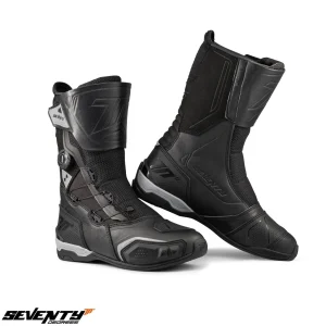 Ghete (cizme) pentru scuter - motocicleta Touring Unisex Seventy model SD-BT9 Gavia culoare: negru Negru 45