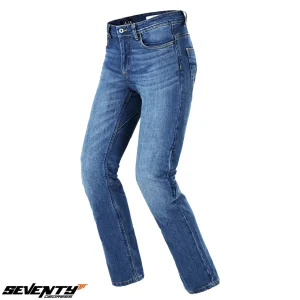 Blugi (jeans) barbati pentru scuter - motocicleta Seventy model SD-PJ18 Torino tip Regular fit culoare: albastru Albastru 2XL