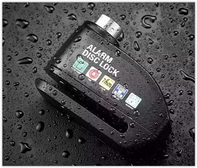 Lacat antifurt cu alarma pentru motocicleta, trotineta, scuter, bicicleta electrica - imagine 2