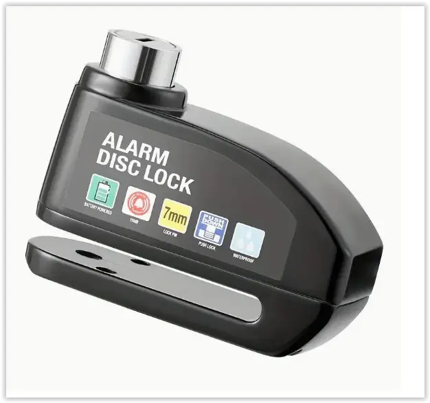 Lacat antifurt cu alarma pentru motocicleta, trotineta, scuter, bicicleta electrica - imagine 4