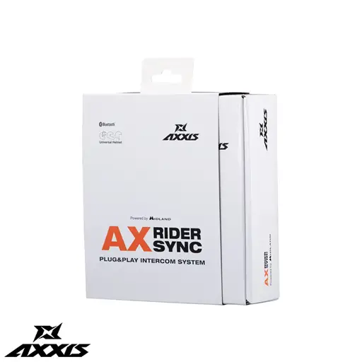 Sistem comunicatie moto complet Bluetooth MT – Axxis AX-RIDER SYNC – Plug&Play Intercom System – kit 1 bucata (pentru 1 utilizator) - imagine 3
